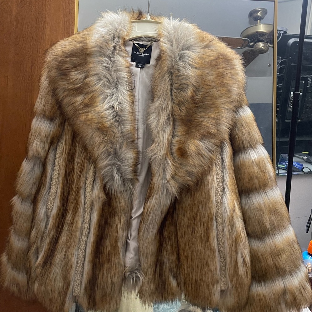 Marciano Guess fur coat